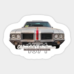 1971 Oldsmobile Vista Cruiser Station Wagon Sticker